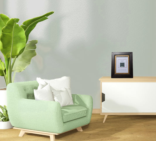 cornice portaritratto in legno da tavolo 13x18 nero e oro