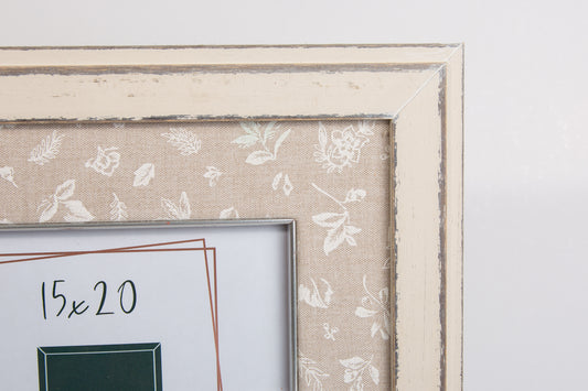 Cornice in Legno 15x20 con passepartout in tessuto