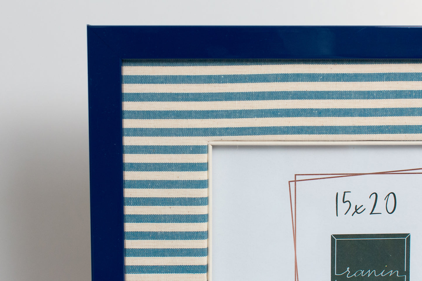 Cornice in Legno 15x20 con passepartout in tessuto