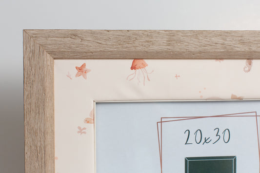 Cornice in Legno 20x30 con passepartout in tessuto