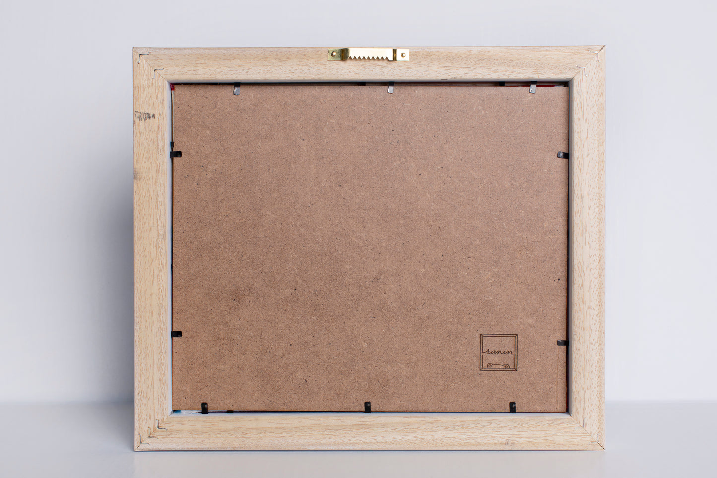 Cornice in Legno 13x18 con passepartout in tessuto tema mare