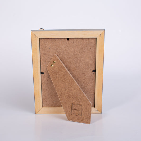 cornice portaritratto in legno da tavolo 13x18 grigia ti voglio bene mamma