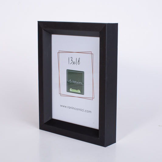 cornice portaritratto in legno da tavolo 13x18 nera