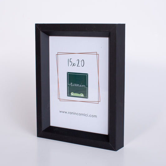 cornice portaritratto in legno da tavolo 15x20 nera