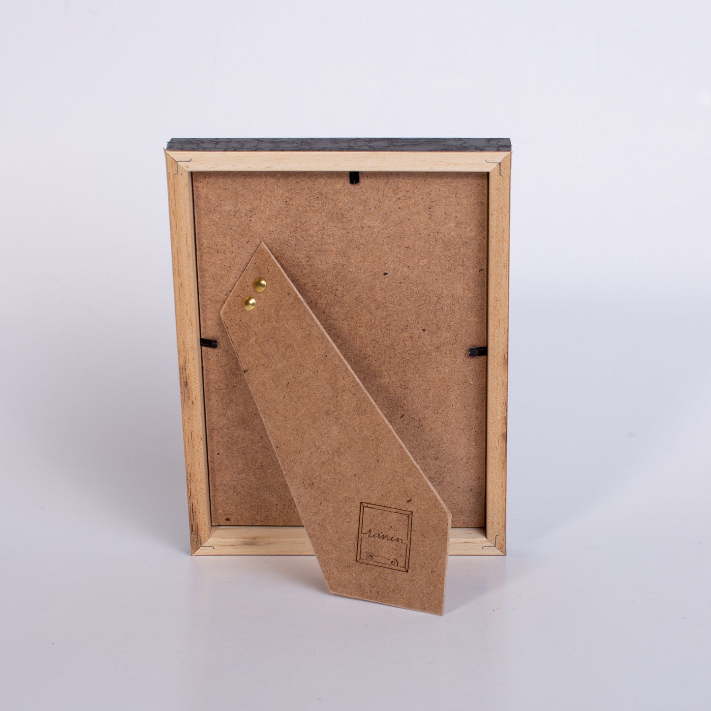 cornice portaritratto in legno da tavolo 13x18 grigio nera sottile due colori