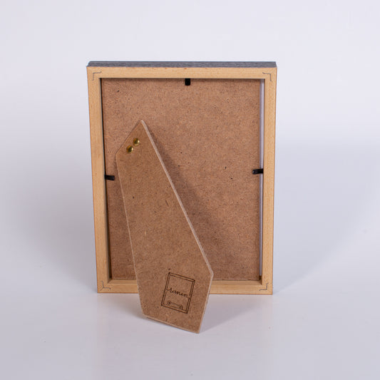 cornice portaritratto in legno da tavolo 13x18 grigio nera