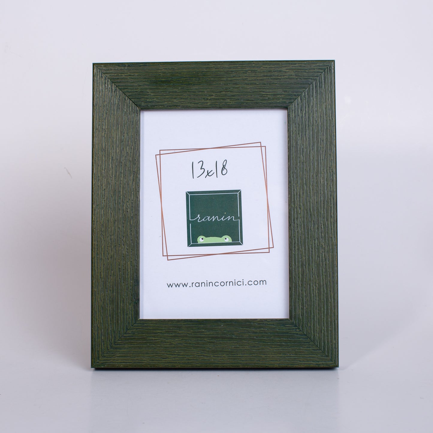 cornice portaritratto in legno da tavolo 13x18 verde