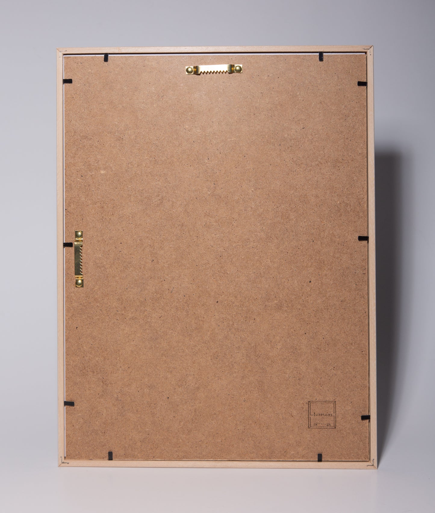 cornice da muro bianca 30x40 passepartout nero 20x30