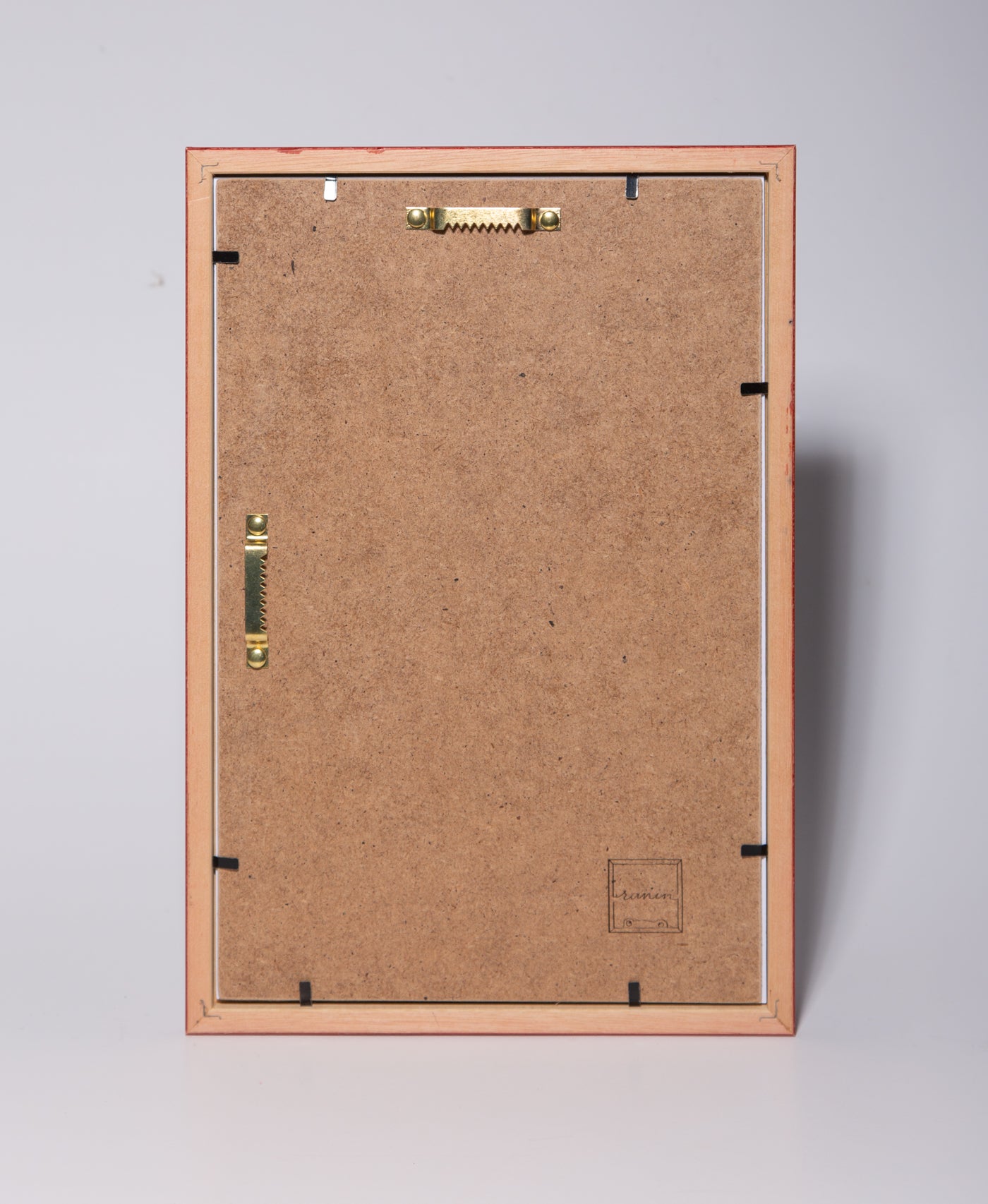 cornice da muro rossa 20x30 passepartout 13x18