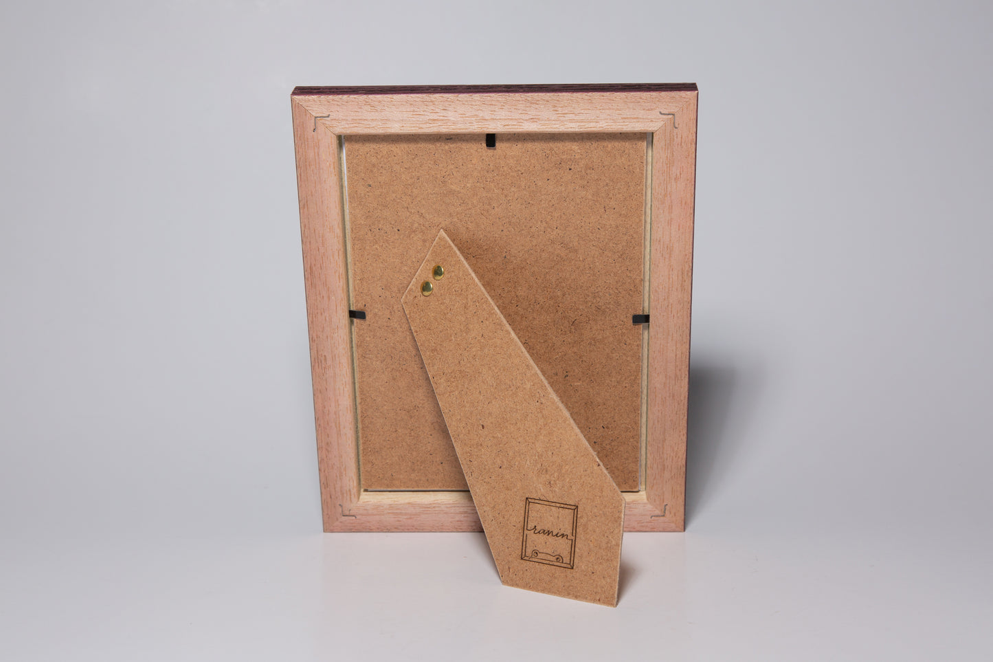 cornice portaritratto in legno da tavolo 13x18 rossa laurea