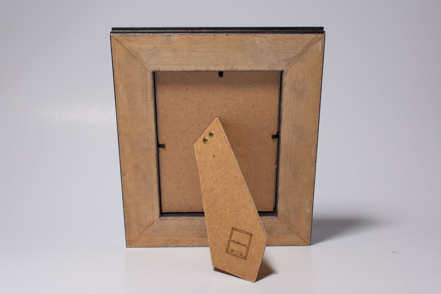 cornice portaritratto in legno da tavolo 13x18 nero e oro