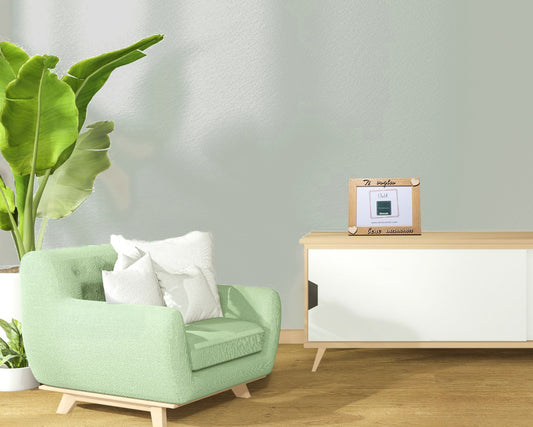 cornice portaritratto in legno da tavolo 13x18 beige ti voglio bene mamma