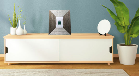 cornice portaritratto in legno da tavolo 10x15 argento