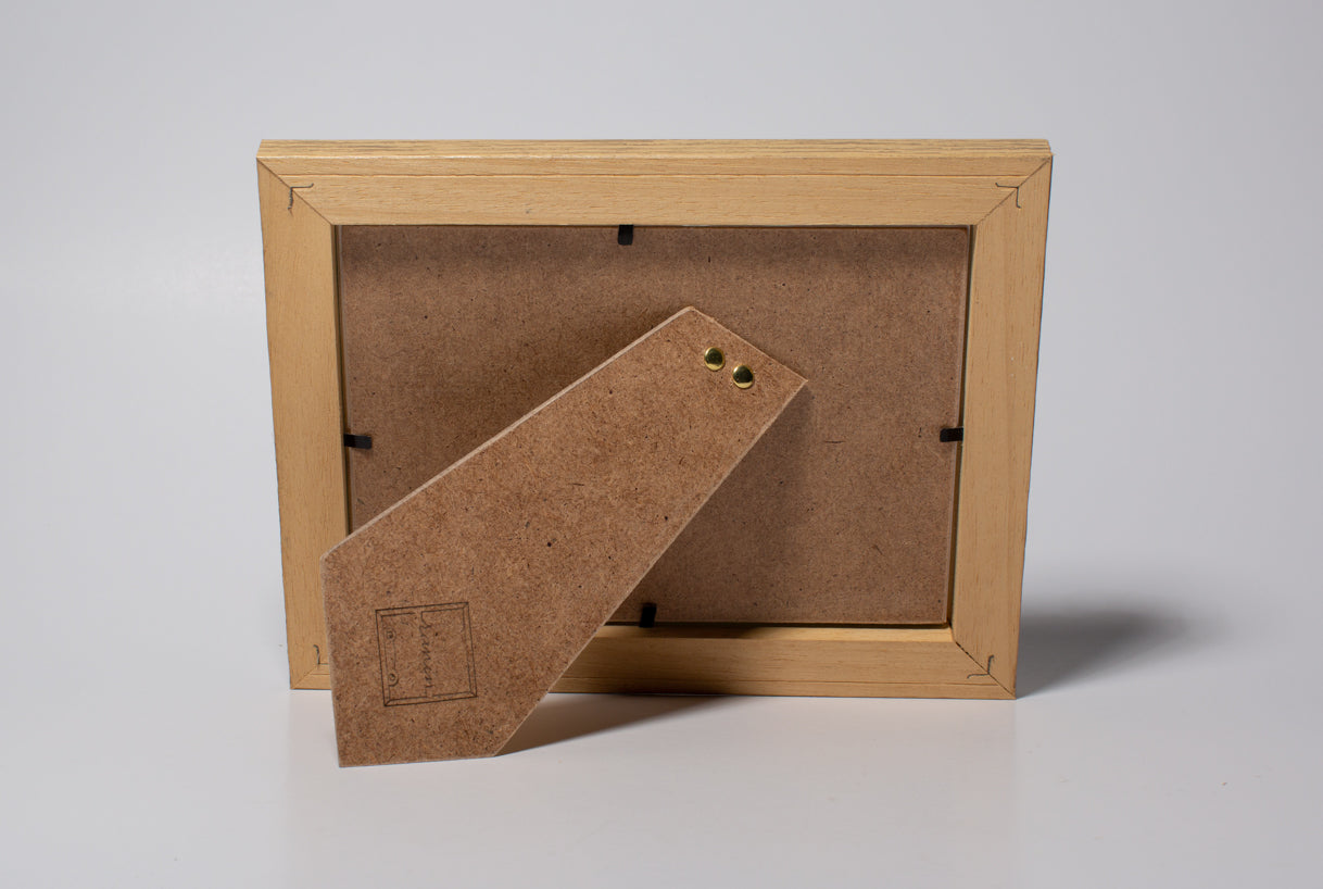 cornice portaritratto in legno da tavolo 13x18 beige ti voglio bene mamma viola