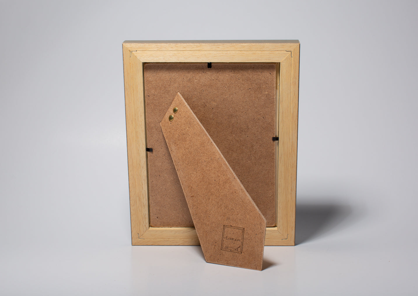 cornice portaritratto in legno da tavolo 15x20 grigio