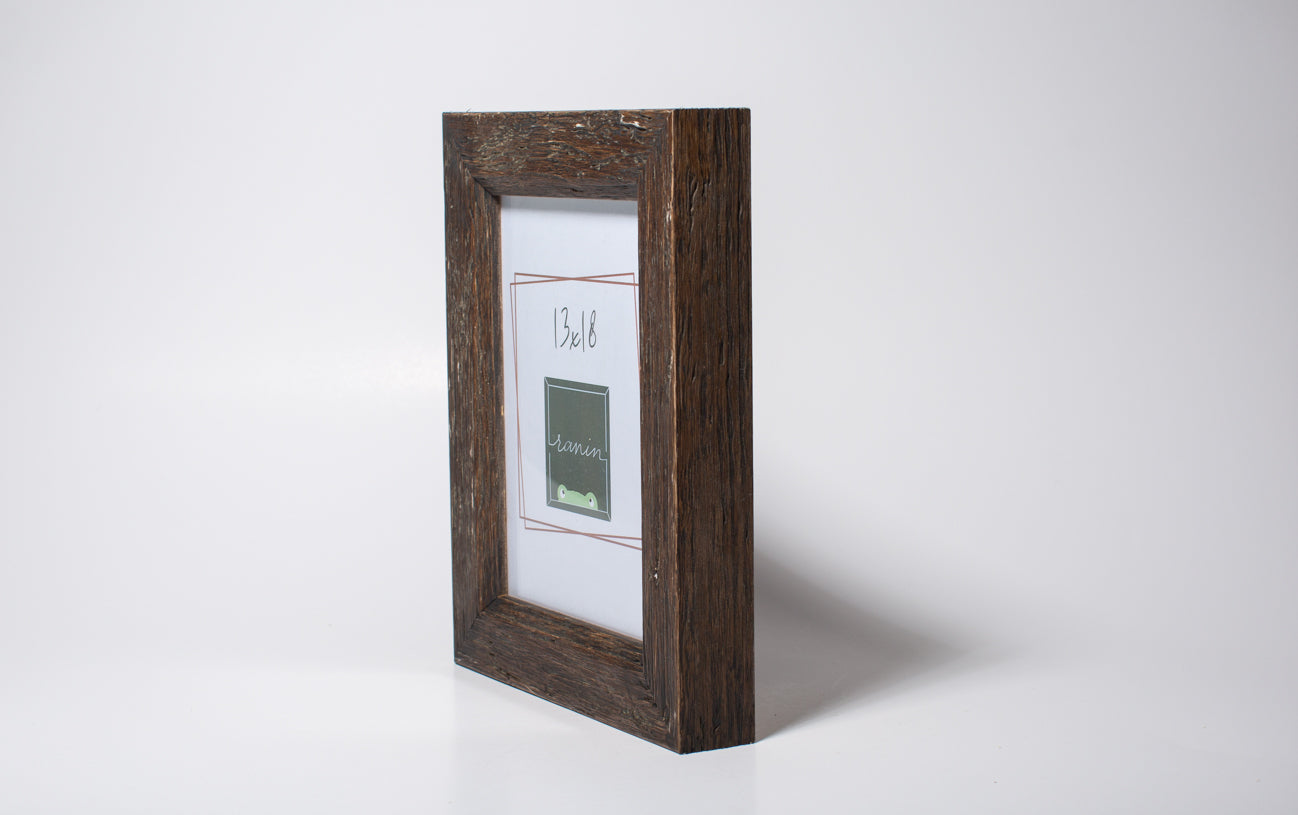 cornice portaritratto in legno da tavolo 13x18 marrone