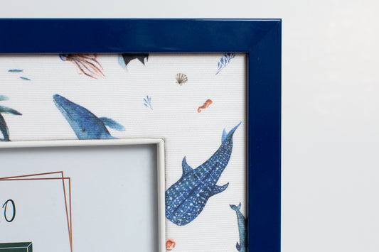 Cornice in Legno 15x20 con passepartout in tessuto