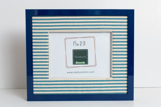 Cornice in Legno 15x20 con passepartout in tessuto