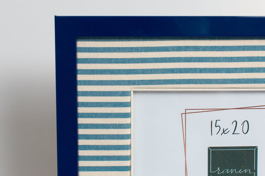 Cornice in Legno 15x20 con passepartout in tessuto