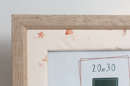 Cornice in Legno 20x30 con passepartout in tessuto