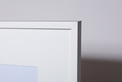 cornice da muro bianca 30x40 passepartout 20x30