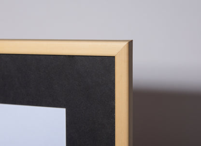 cornice da muro beige 30x40 passepartout nero 20x30