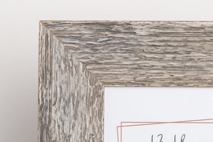 Cornice in legno 13x18 grigia profilo largo - Ranin Cornici