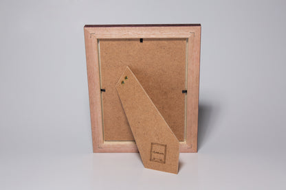cornice portaritratto in legno da tavolo 15x20 rossa laurea