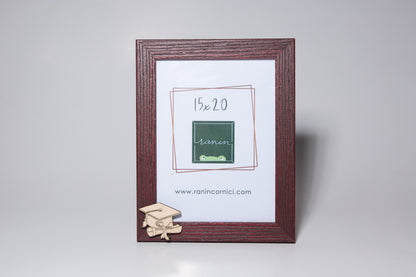Cornice per Laurea in legno 15x20 - Ranin Cornici