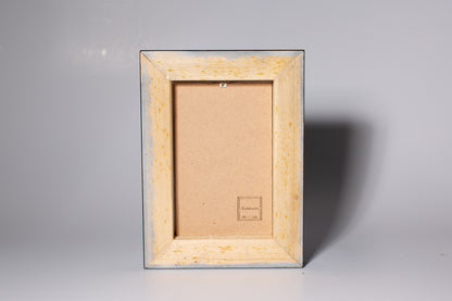 cornice portaritratto in legno da tavolo 10x15 grigio argento