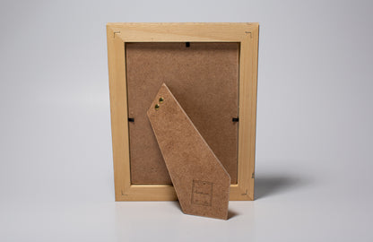 cornice portaritratto in legno da tavolo 13x18 beige ti voglio bene mamma verde
